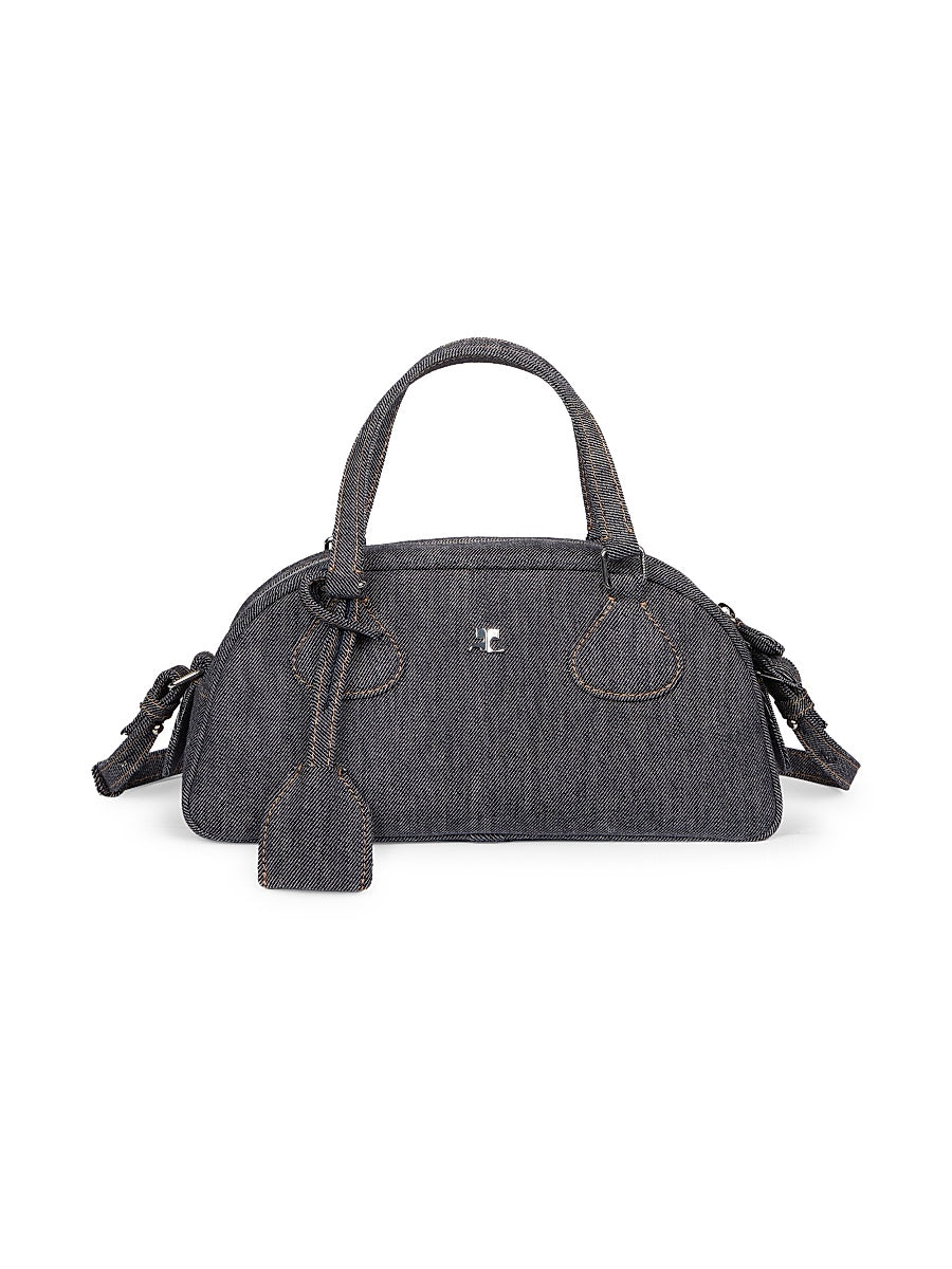 Friday Denim Bowling Baguette Bag