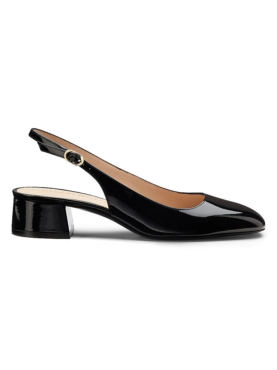 Maeve 35MM Patent Leather Slingback Pumps
