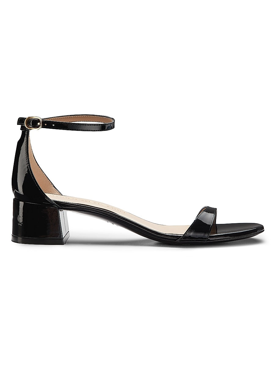 Nudist Block 35MM Patent Leather Sandals