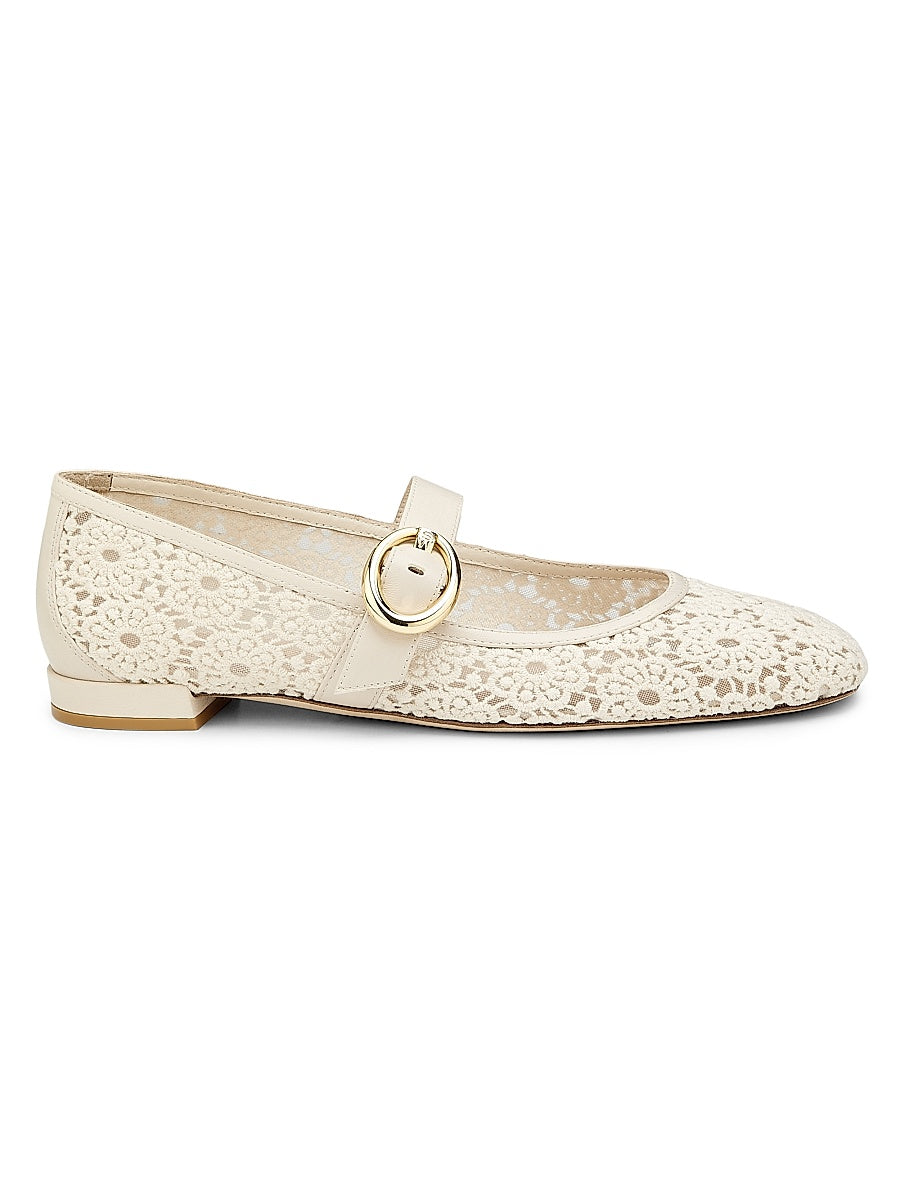 Arabella Crochet Mary Jane Flats