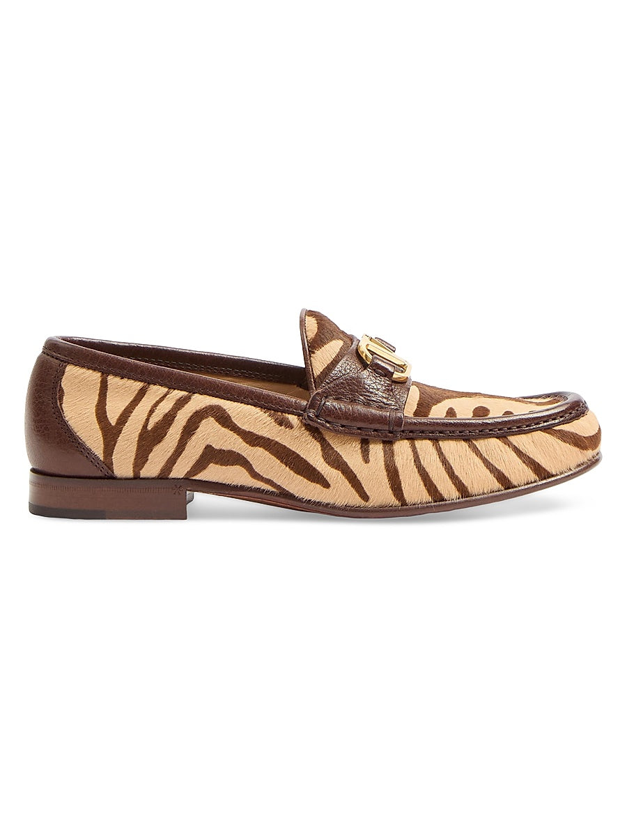 VLogo Signature Pony-Effect 20MM Calfskin Loafers