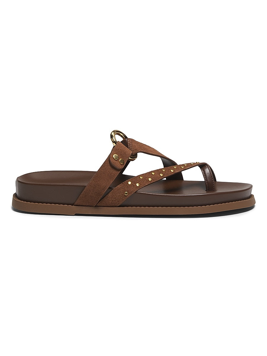Aveline Studded Suede Sandals