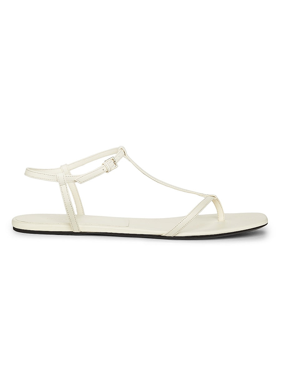 Amaru Leather T-Strap Sandals