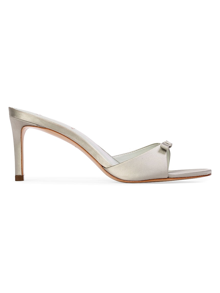 Albie 65MM Satin Mules