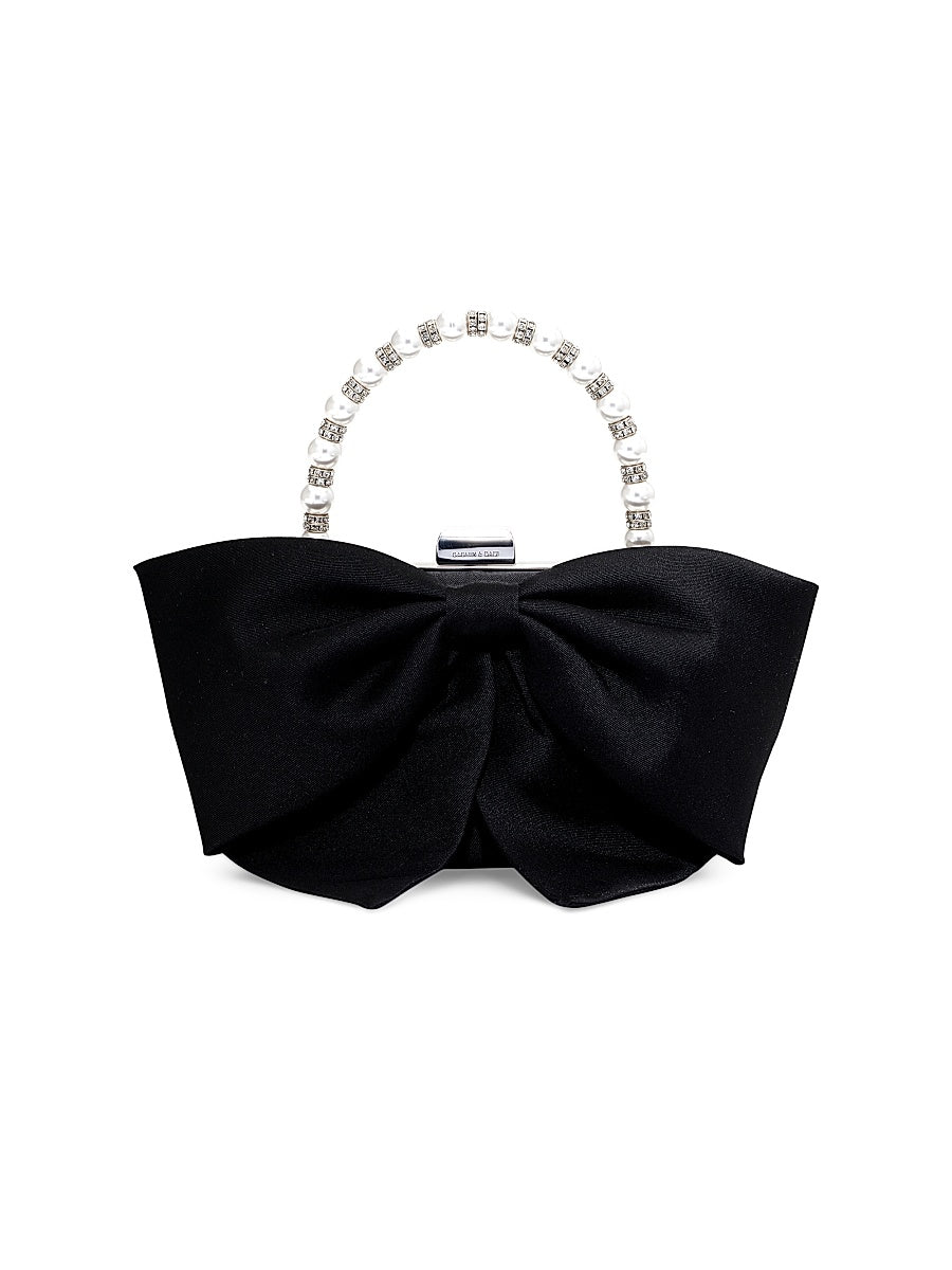 Bubbly Embellished Top-Handle Bag