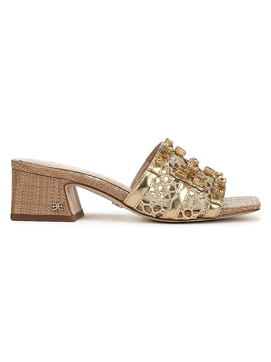 Webster Embellished Slide Sandals