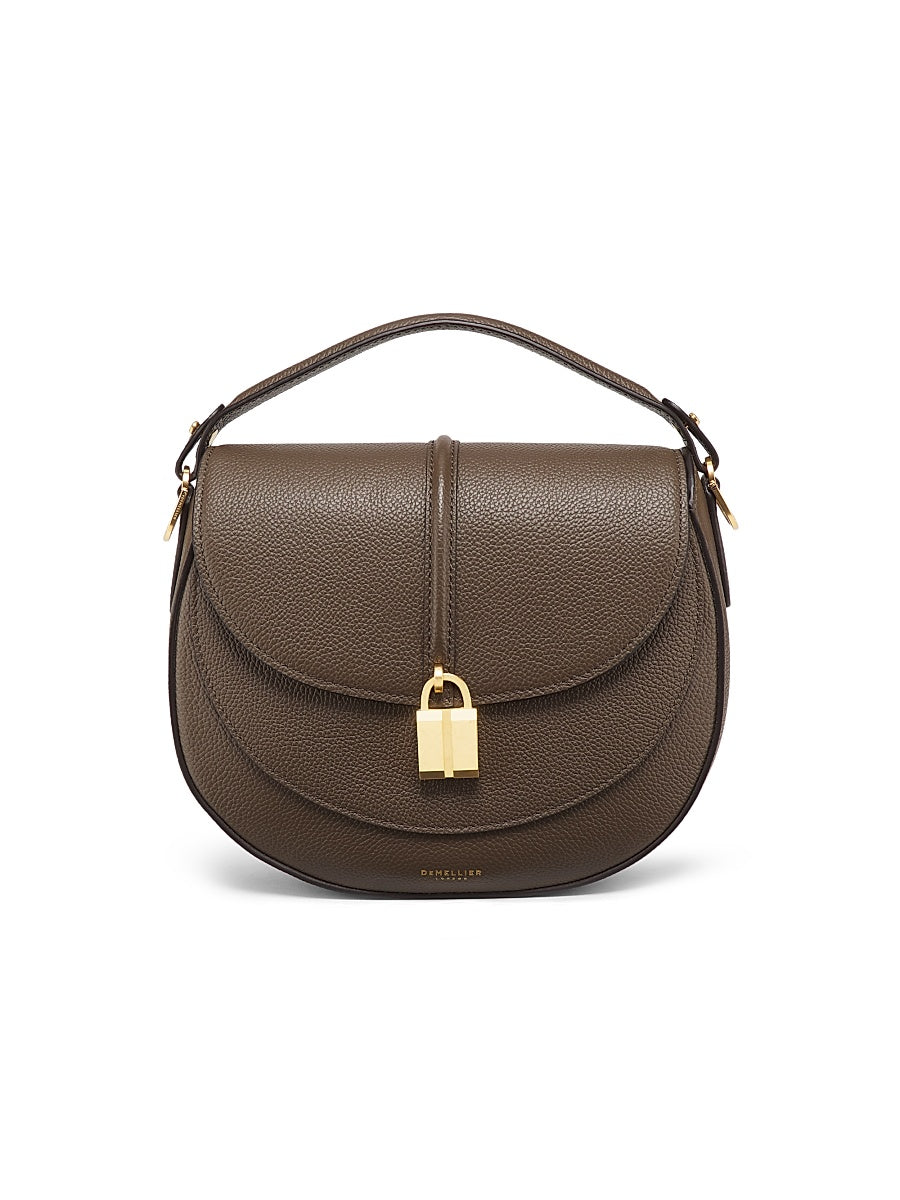 Sienna Saddle Grain Leather Crossbody Bag