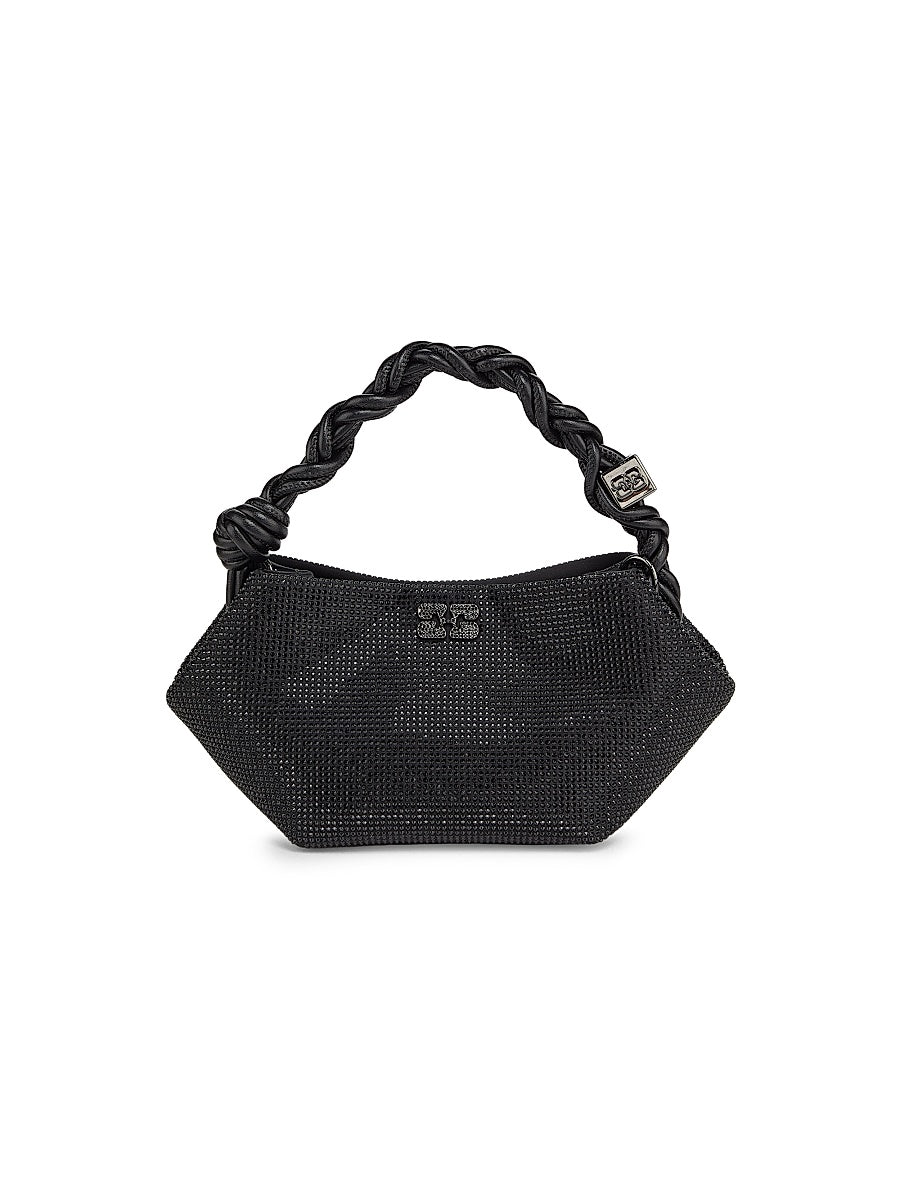 Mini Bou Strass-Embellished Top Handle Bag