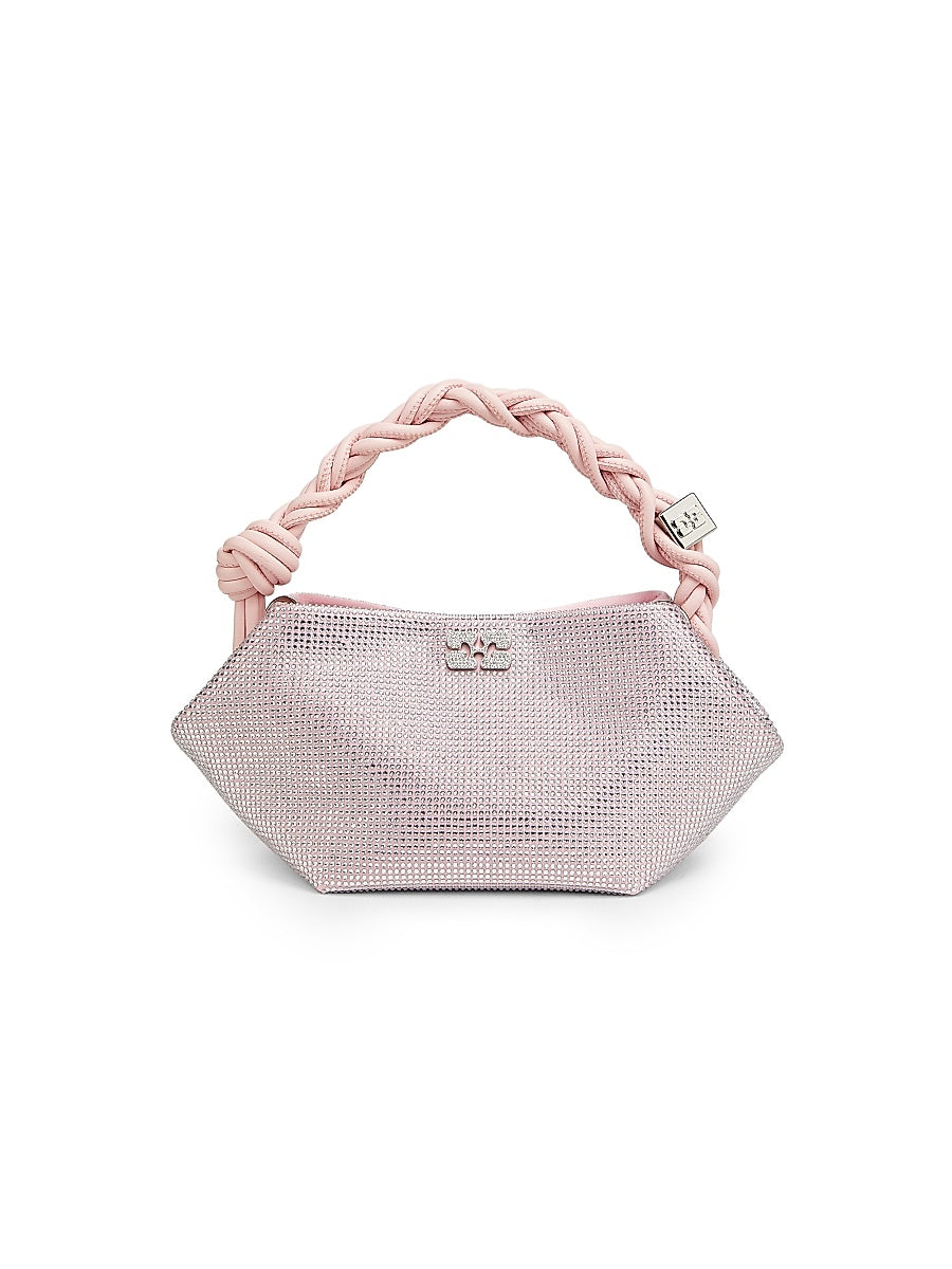 Mini Bou Strass-Embellished Top Handle Bag