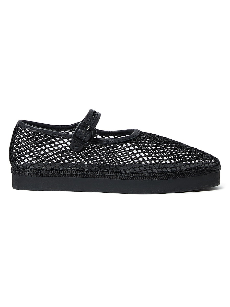 Rita Mesh Platform Mary Janes