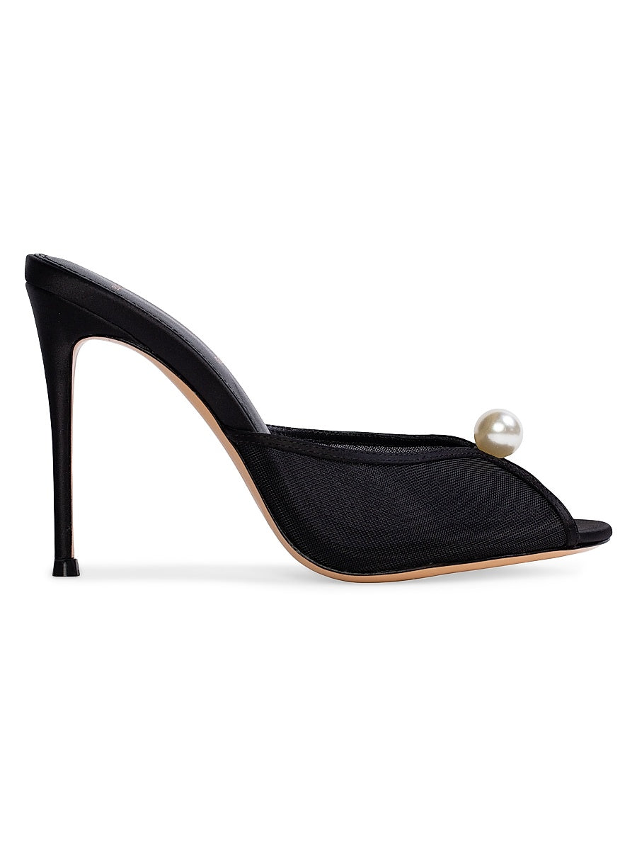 Sadie 100MM Satin Sandals