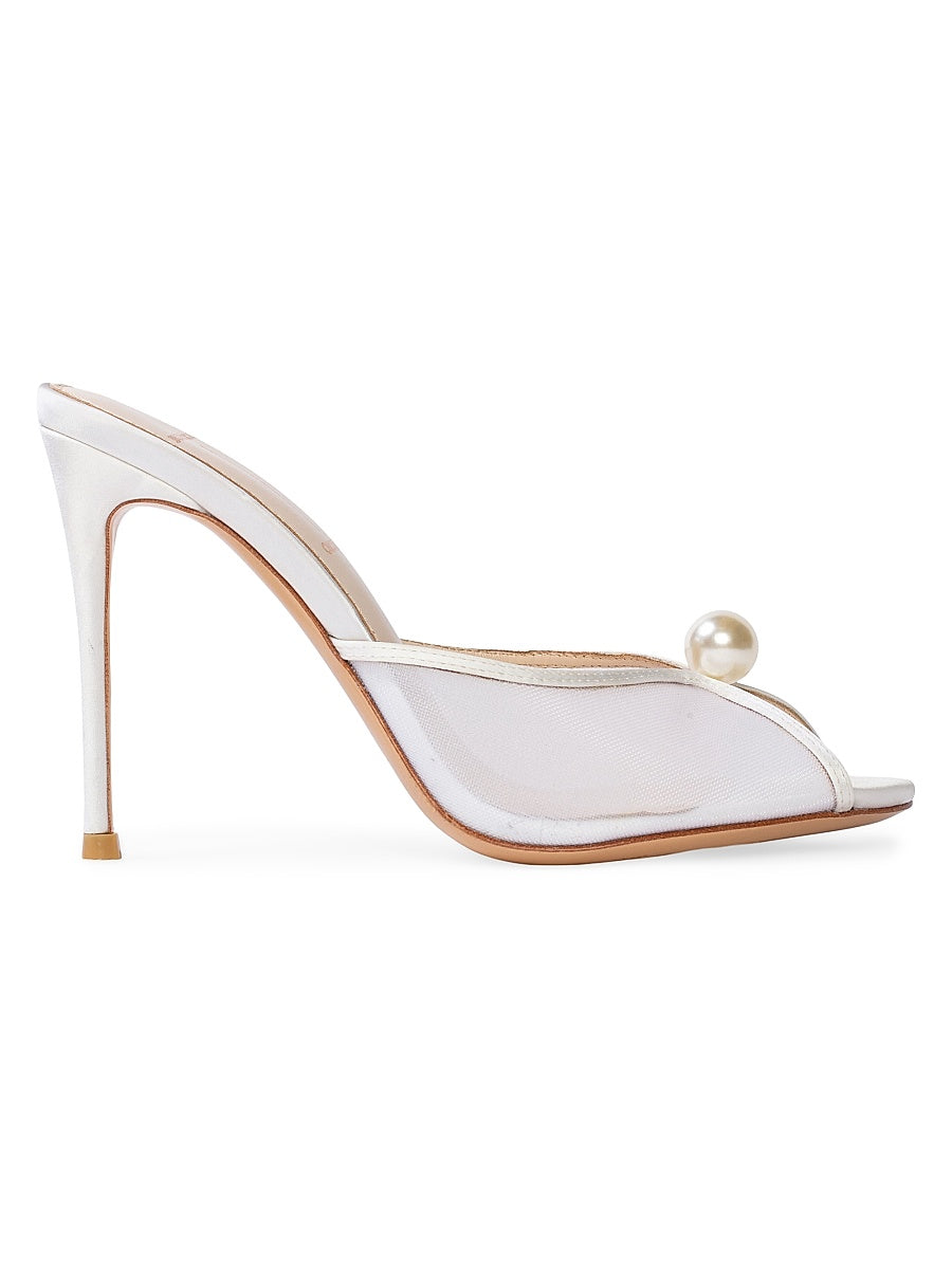 Sadie 100MM Satin Sandals