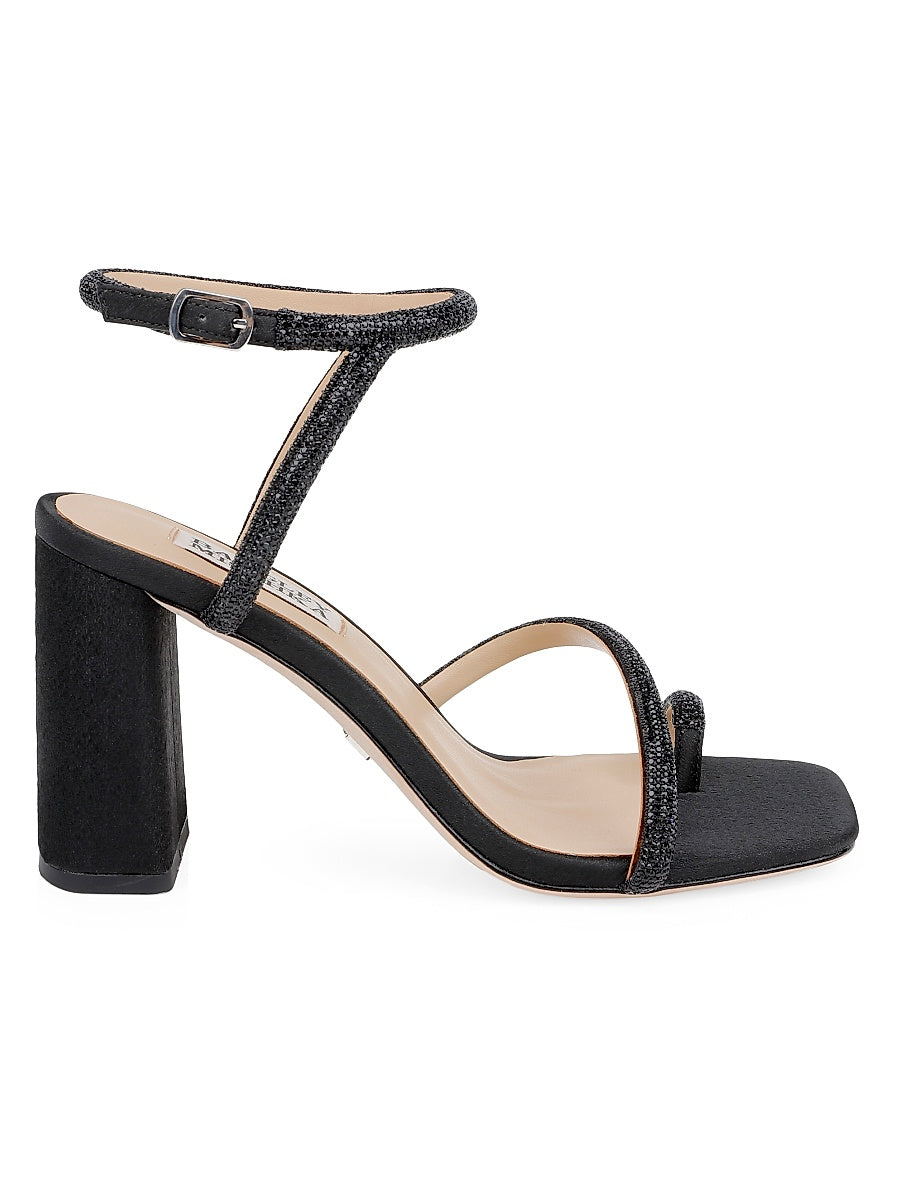 Dalilah 85MM Embellished Crepe Sandals