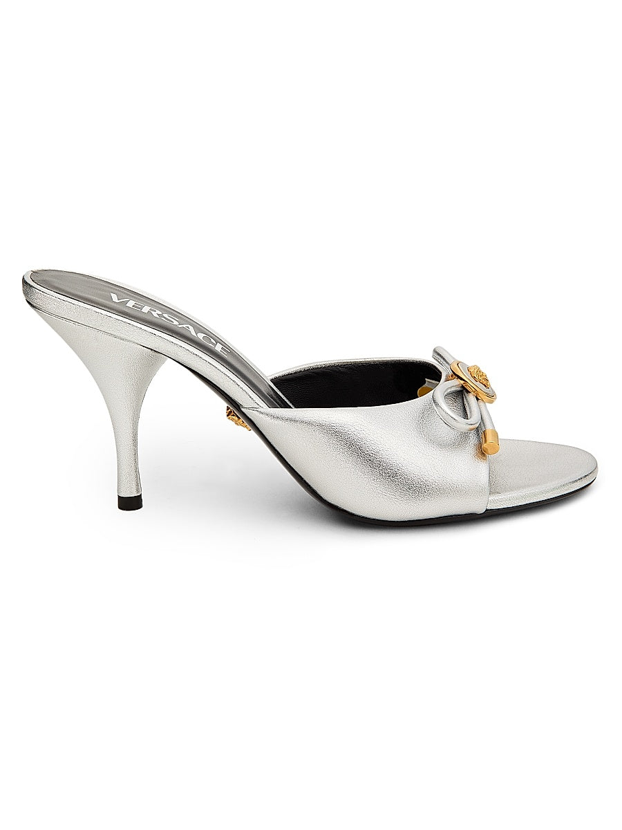 85MM Leather Mule Heels