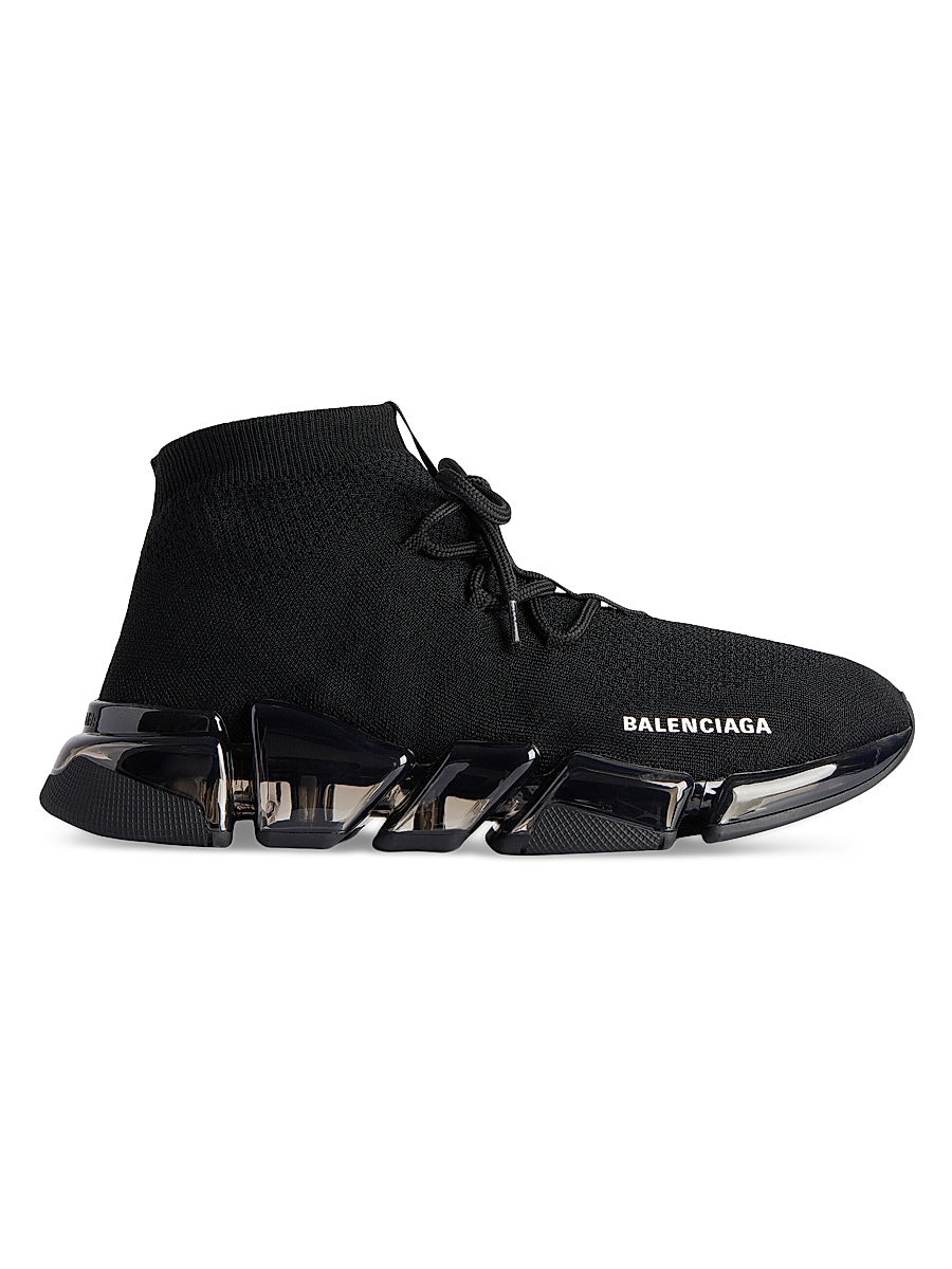 Speed 2.0 Lace Up Full Clear Sole Recycled Knit Sneakers