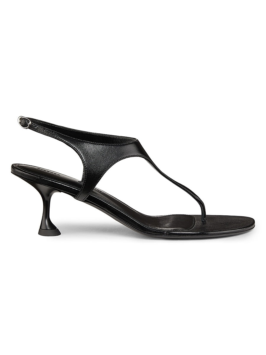 Tee 60MM Leather T-Strap Sandals