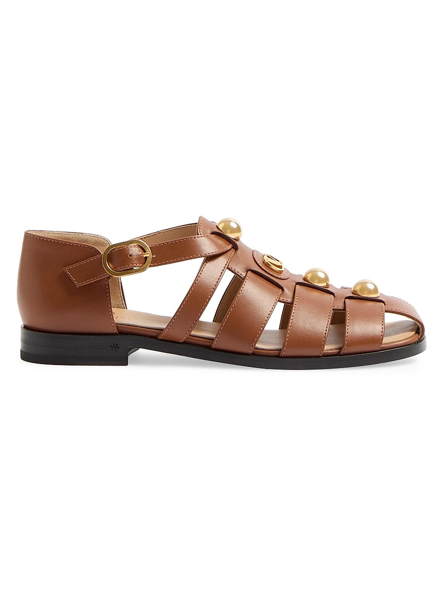 VLogo Signature Calfskin Fisherman 20MM Sandals