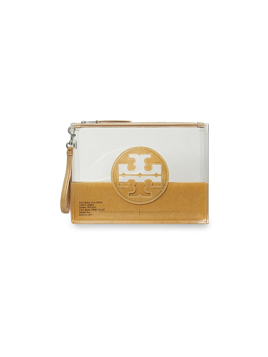 Ella Logo Clear Zip Pouch