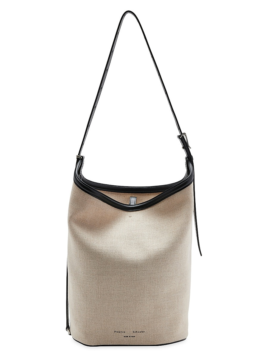 Brant Linen Bucket Bag