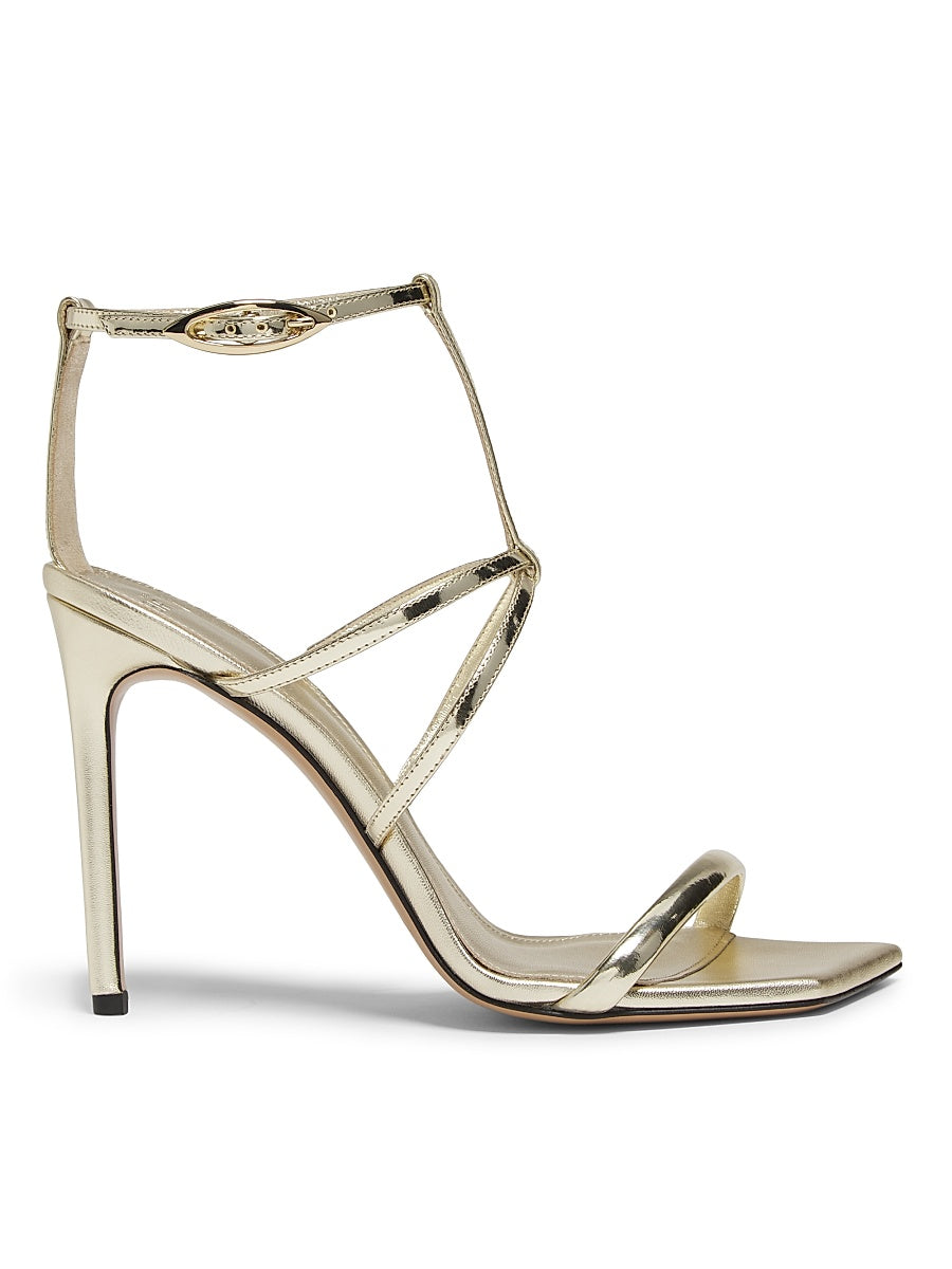 Phoebe 100 Specchio Leather Sandals