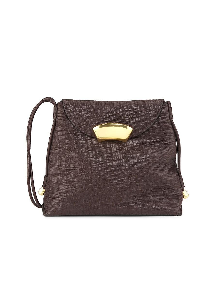 Petite ID Leather Shoulder Bag