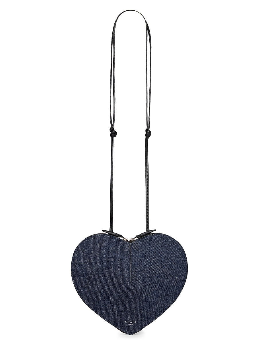 Le Coeur Denim Crossbody Bag