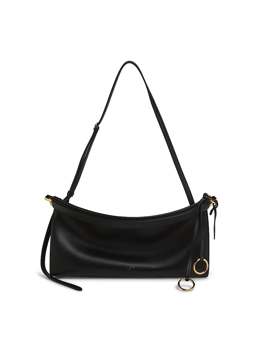 Le Click East West Leather Shoulder Bag