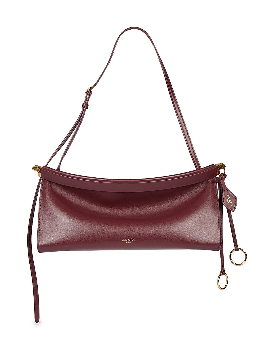Le Click East West Leather Shoulder Bag