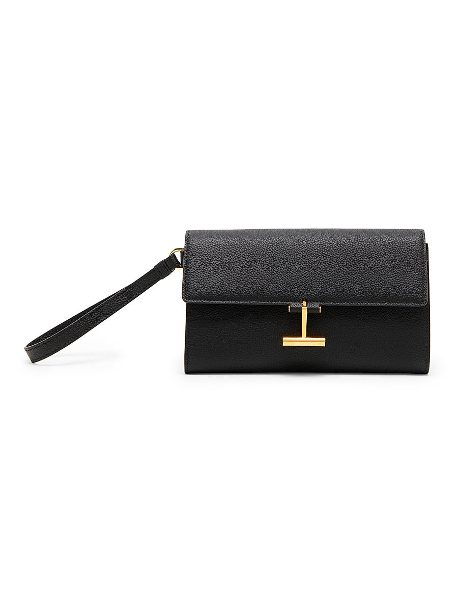 Tara Leather Wristlet