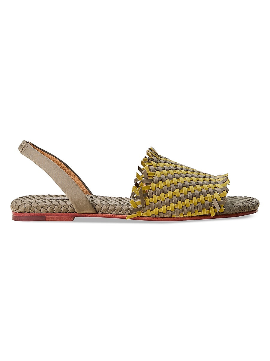 Havana Slingback Striped Sandals