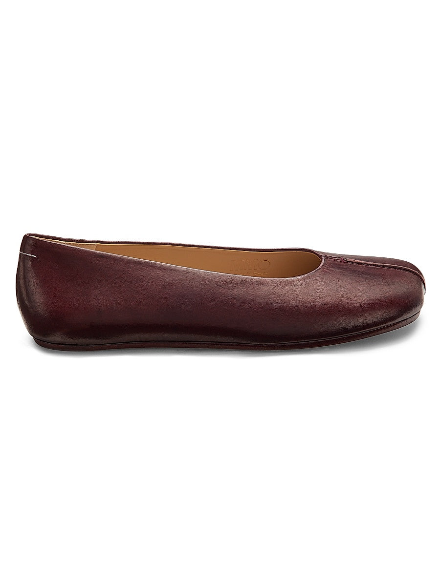 Anatomic Front Seam Leather Ballet Flats