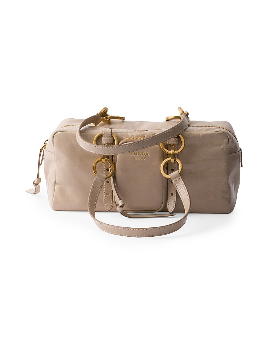 Medium Leather Top-Handle Bag