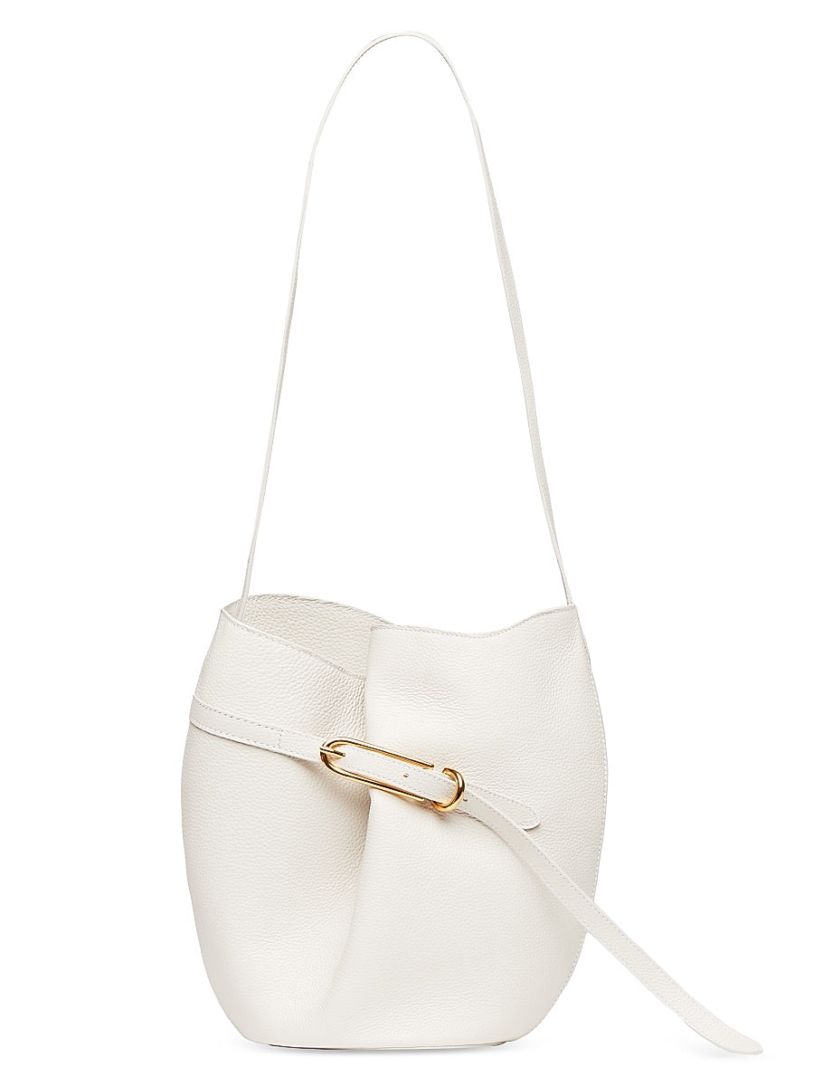 Leather Small Bucket Bag