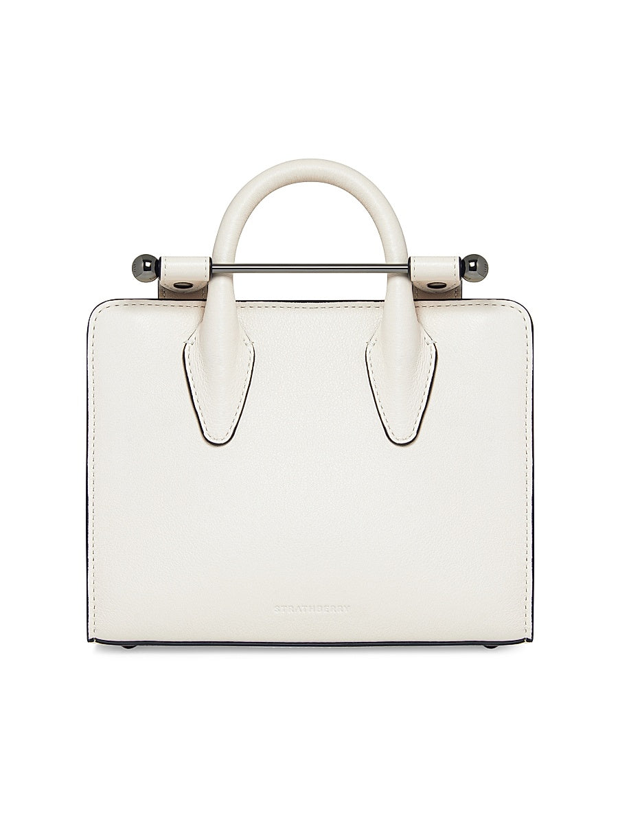 Nano Leather Tote Bag
