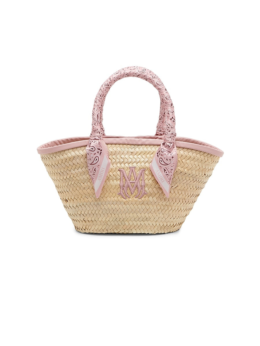 Raffia Micro Tote Bag
