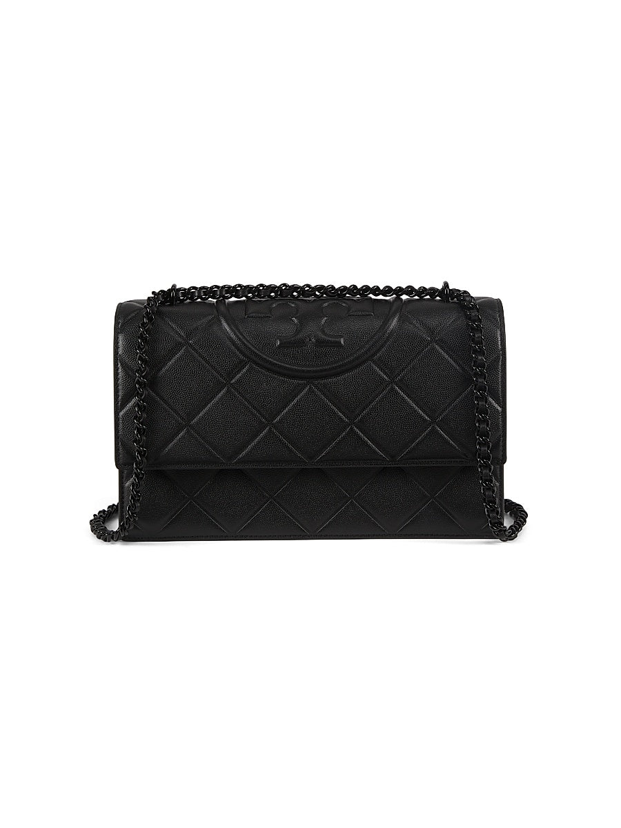 Medium Fleming Matte Leather Shoulder Bag
