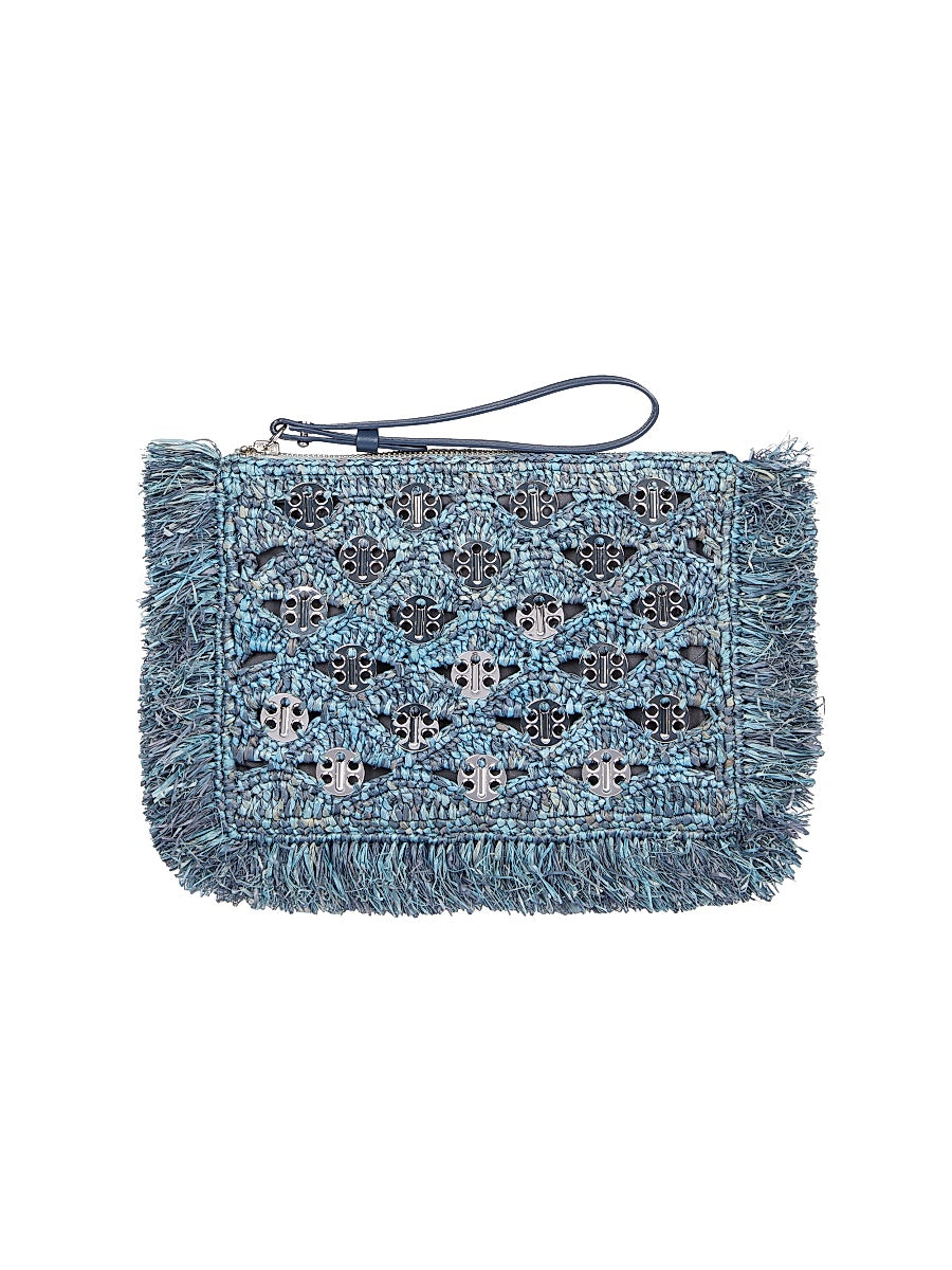 Preco Fringed Wristlet