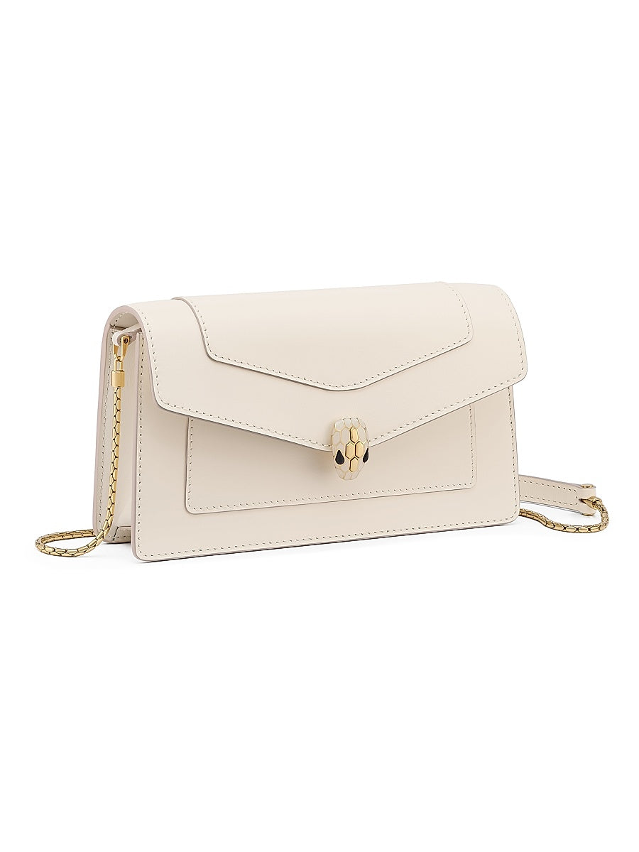 Serpenti Forever Leather Wallet-On-Chain