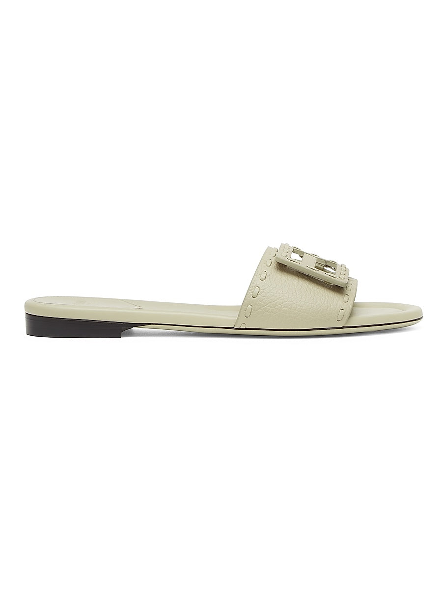 Baguette FF Leather Sandals