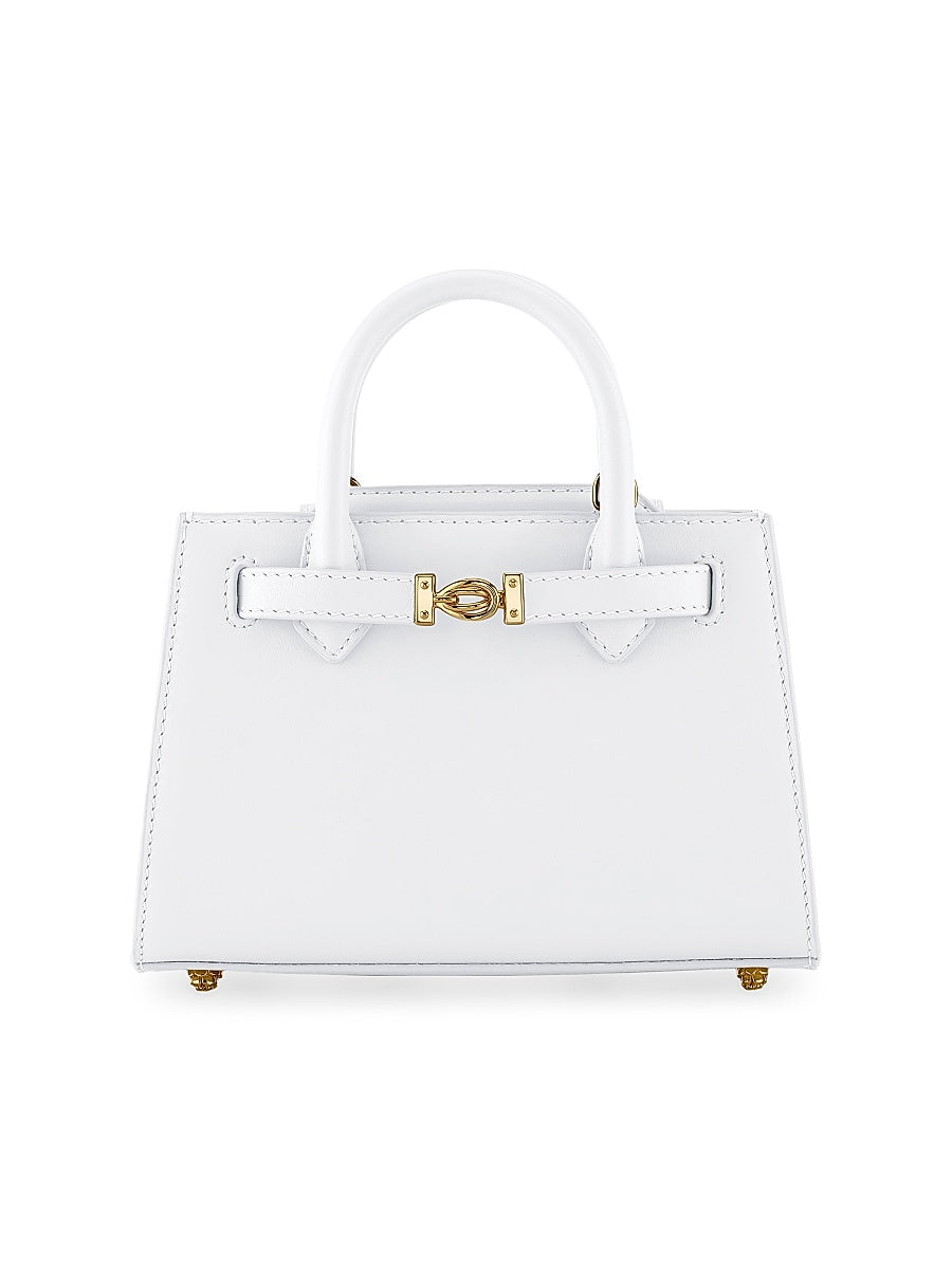 Winnie Top Handle Bag Mini in Smooth Leather