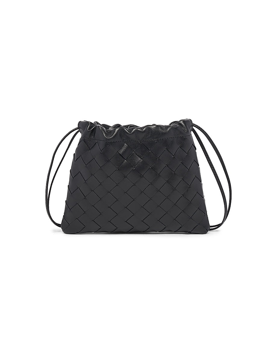 Small Dustbag Intrecciato Leather Shoulder Bag