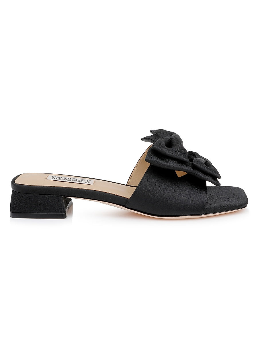 Giorgia 25MM Bow-Detailed Crepe Sandals