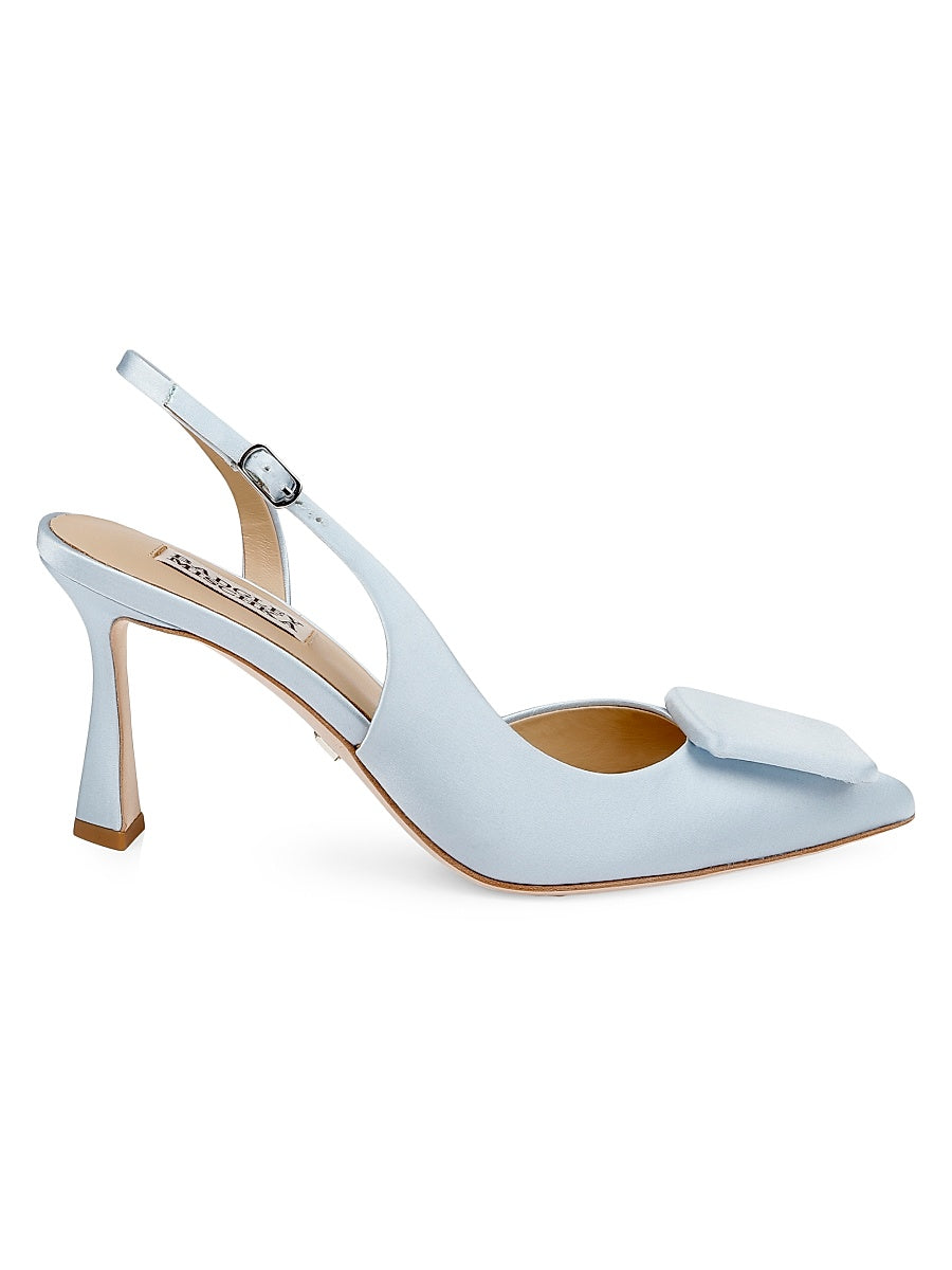 Graciella 80MM Satin Slingback Pumps