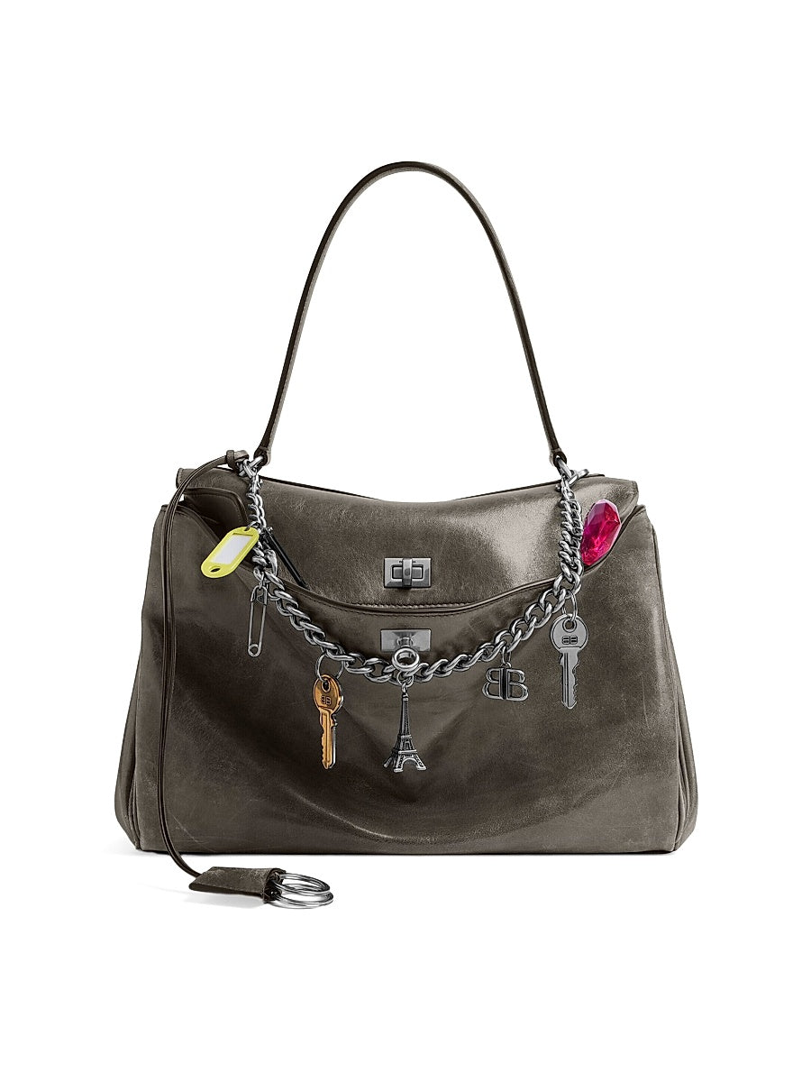 Rodeo Medium Shoulder Bag with Charms