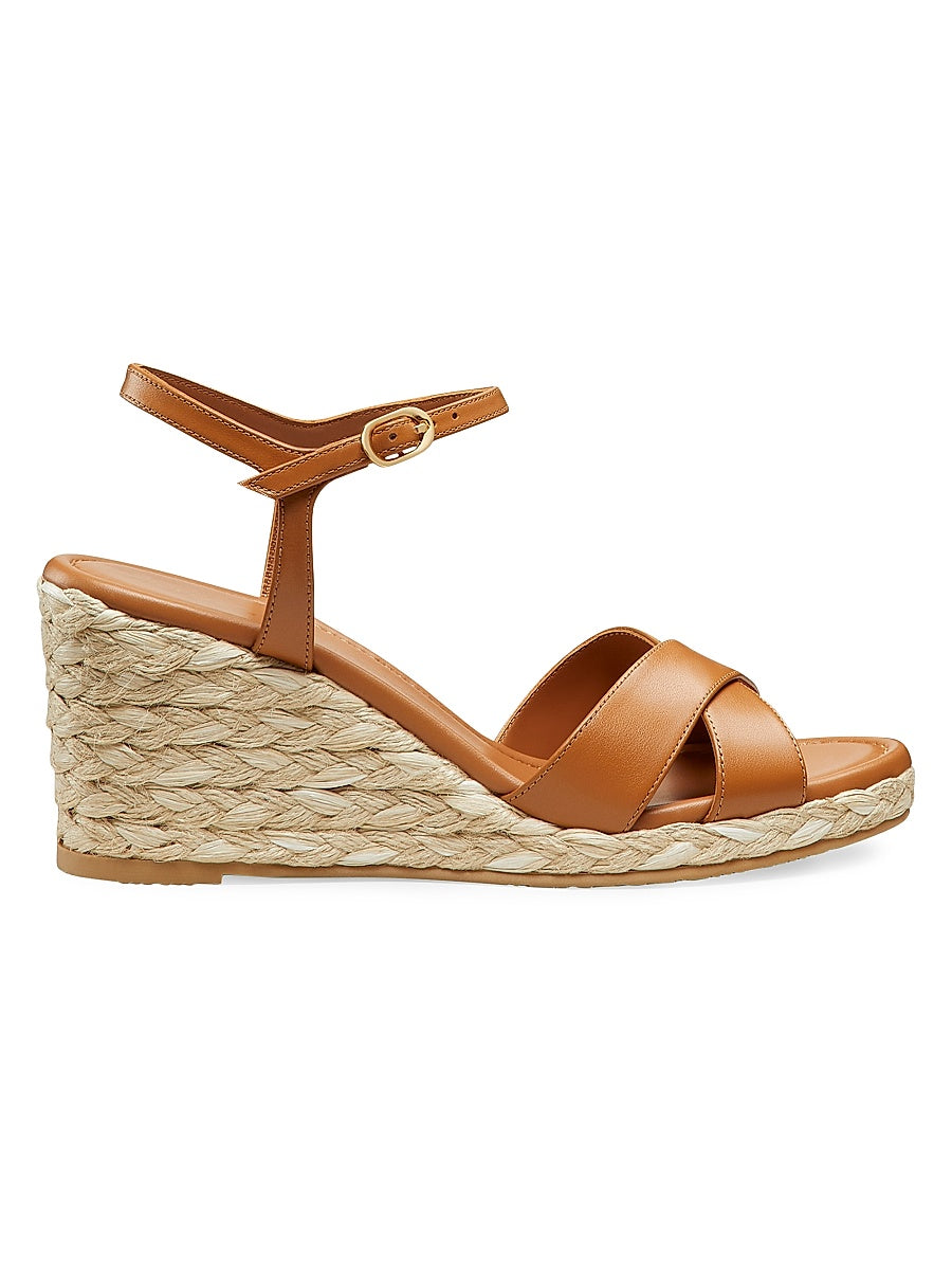 Dayna Leather Espadrille Sandals