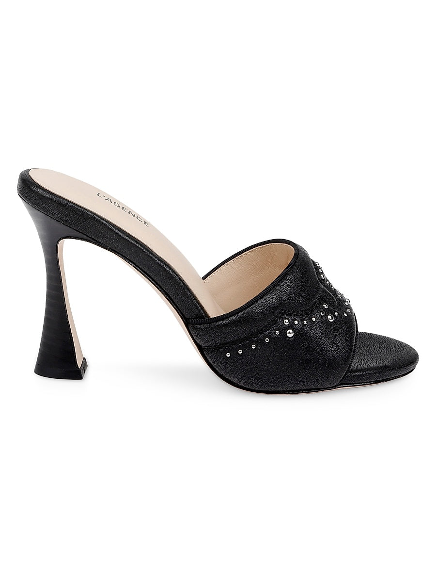 Lille 100MM Embellished Leather Sandals