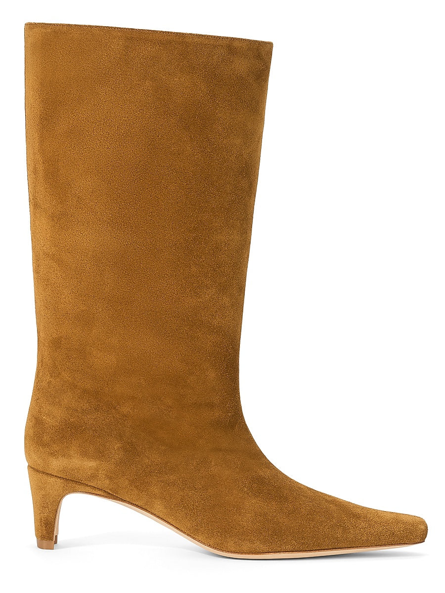 Wally 55MM Midcalf Suede Knee Boots