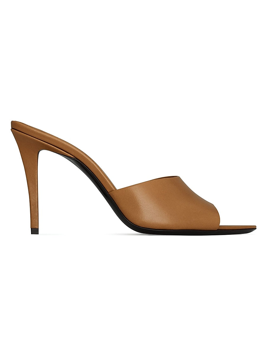 Romy Mules in Smooth Leather
