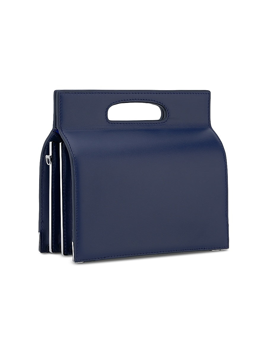 Stella Tall Top Handle Bag in Du Puy Leather