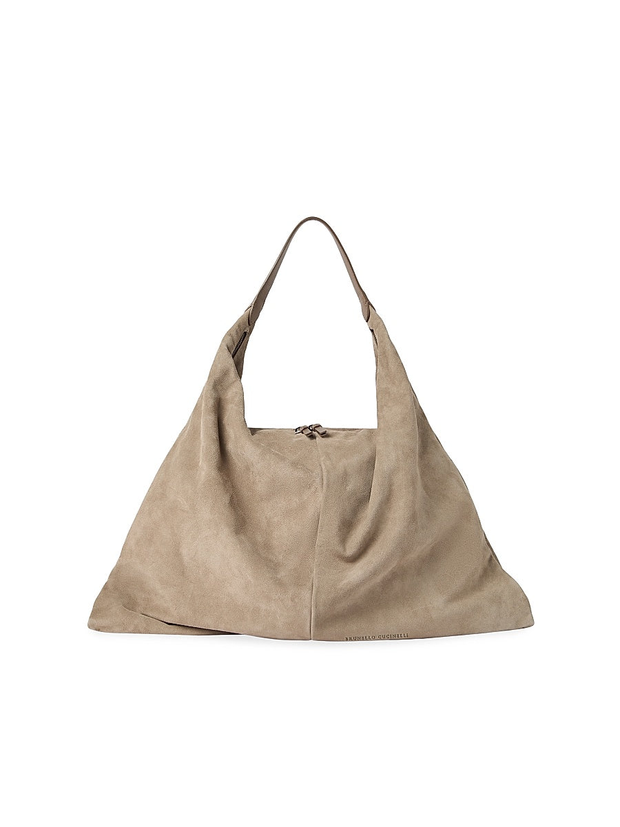 Swing Hobo Bag in Suede